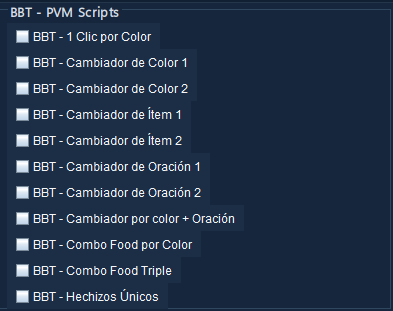 Interfaz BBT-PK AHK con scripts de PK, hotkeys, detección de color OSRS y Gear Switch by Color